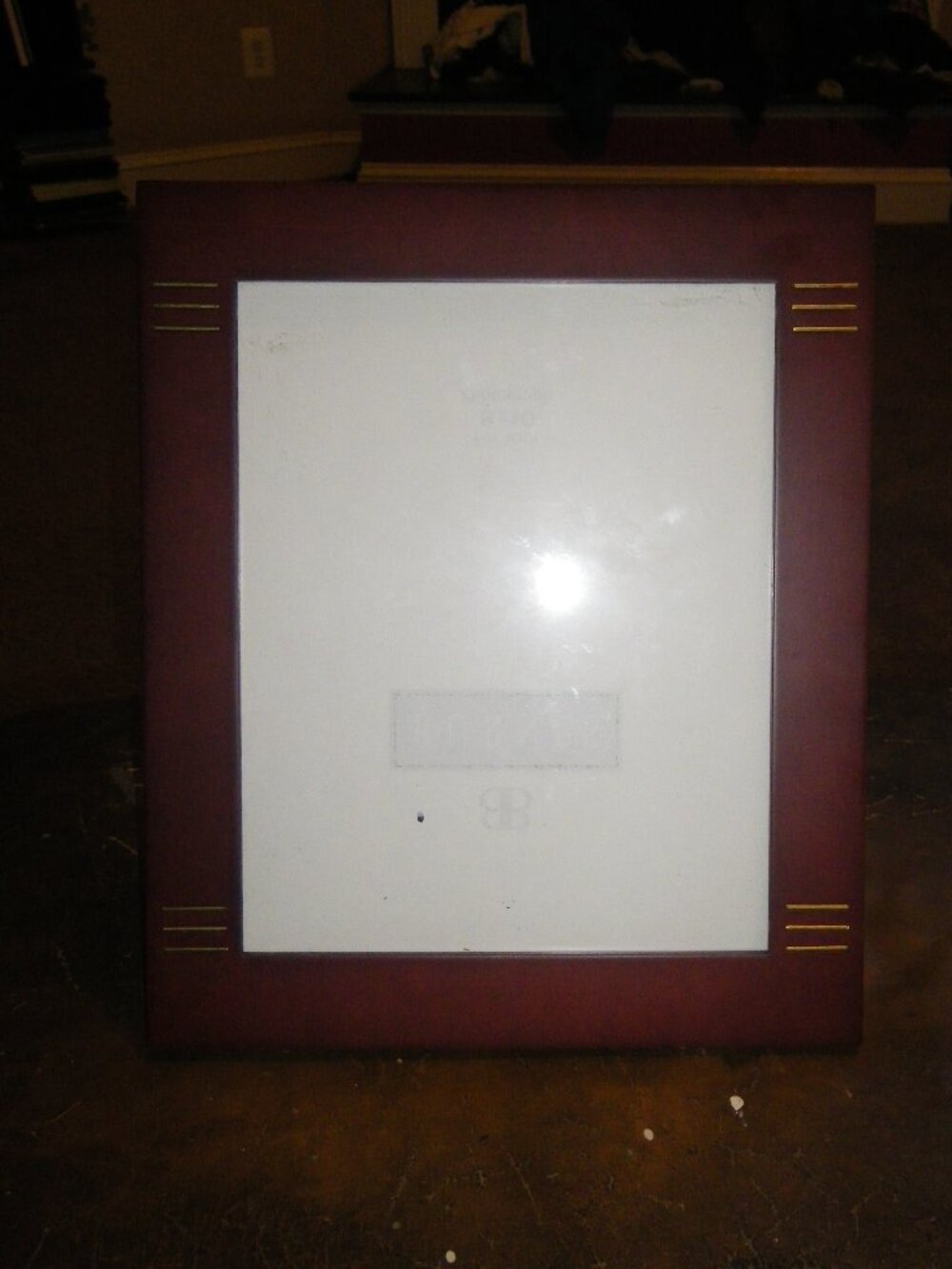 Classic Wooden Frame w/ Metal Accents For 8” x 10” Photograph